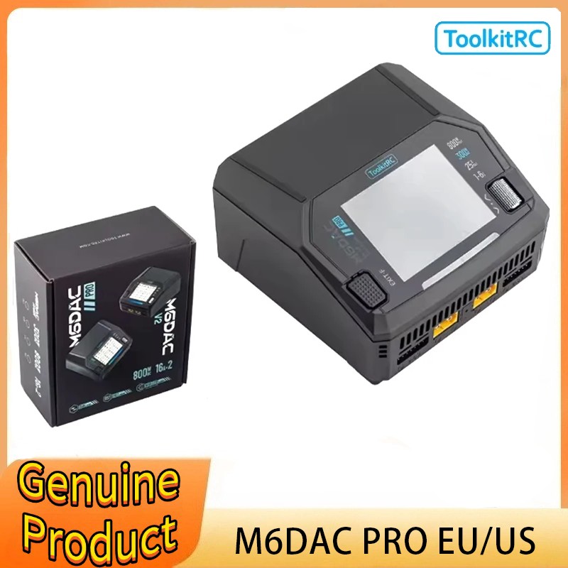 Toolkitrc M6Dac Smart Charger - ToolkitRC M6DAC V2 Pro Dual Channel