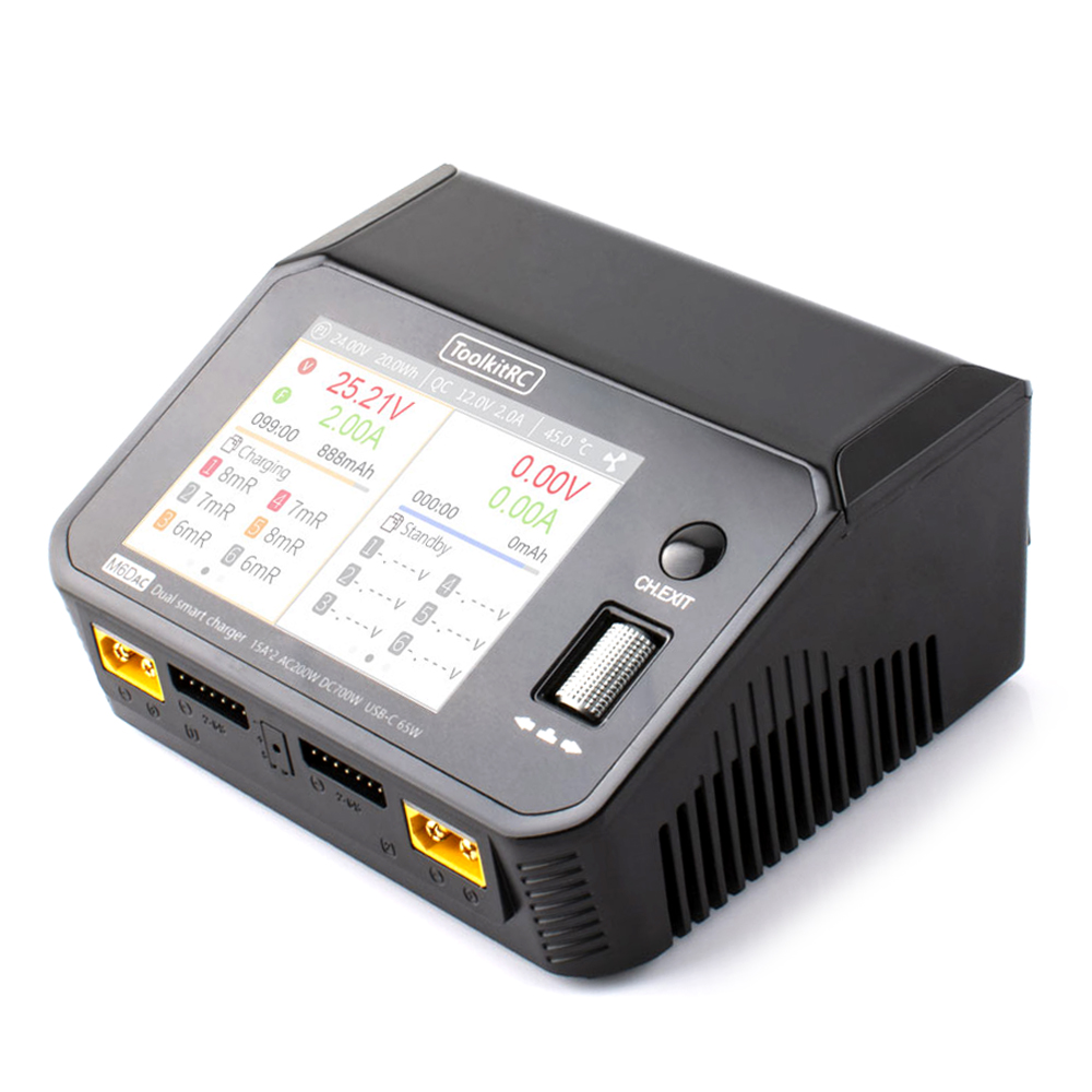 ToolkitRC M6DAC Dual Channel S - đánh giá và giá Toolkitrc M6Dac Smart Charger