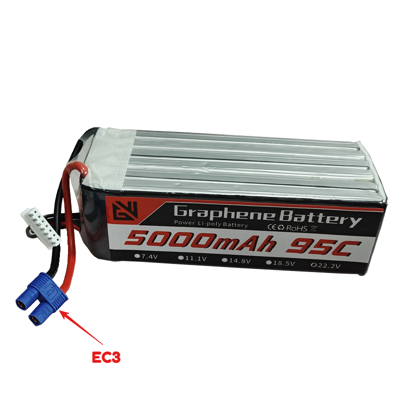 95C High-Capacity 6S 5000mAh L - đánh giá và giá 6S Lipo Battery 22.2V 5000Mah