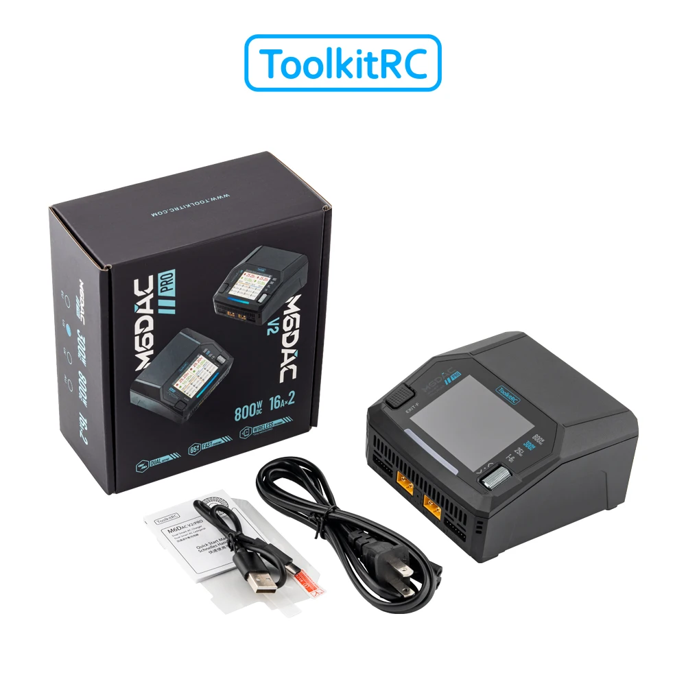 ToolkitRC M6DAC V2 M6DAC Pro D - đánh giá và giá Toolkitrc M6Dac Smart Charger