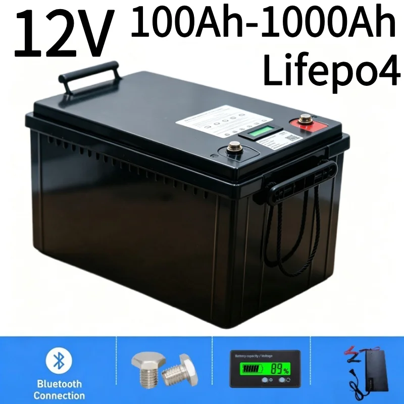 12V LiFePO4 Battery 100Ah-1000 - đánh giá và giá Lifepo4 12V 100Ah Bms Bluetooth