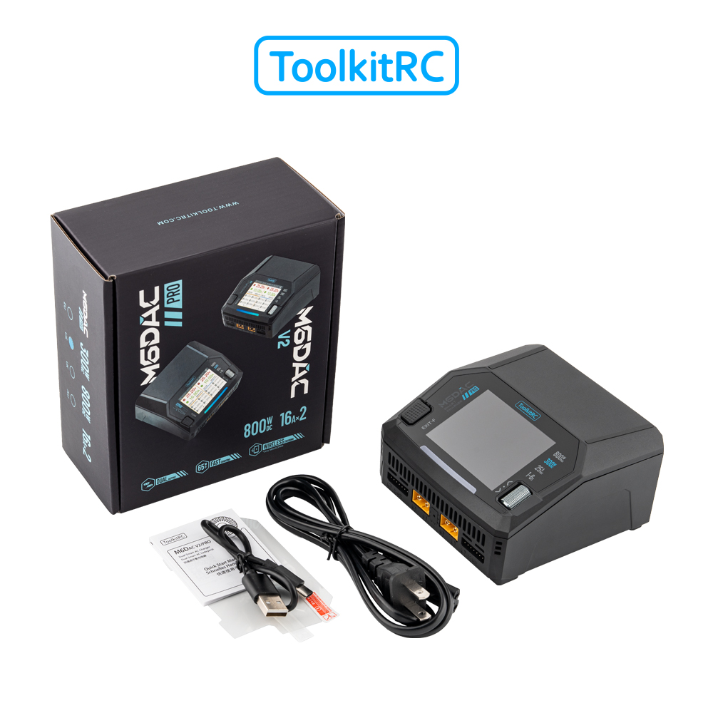 ToolkitRC M6DAC V2 M6DAC Pro D - đánh giá và giá Toolkitrc M6Dac Smart Charger