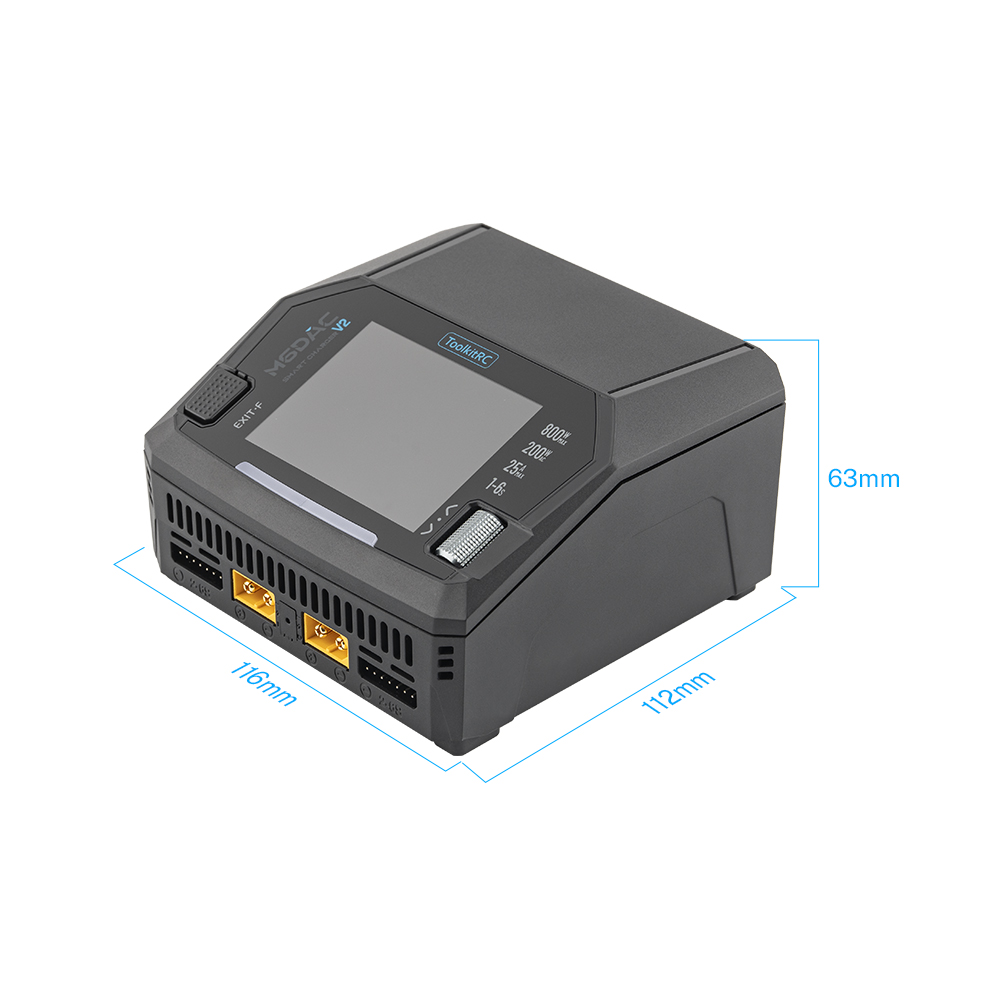 ToolkitRC M6DAC Pro AC300W M6D - đánh giá và giá Toolkitrc M6Dac Smart Charger