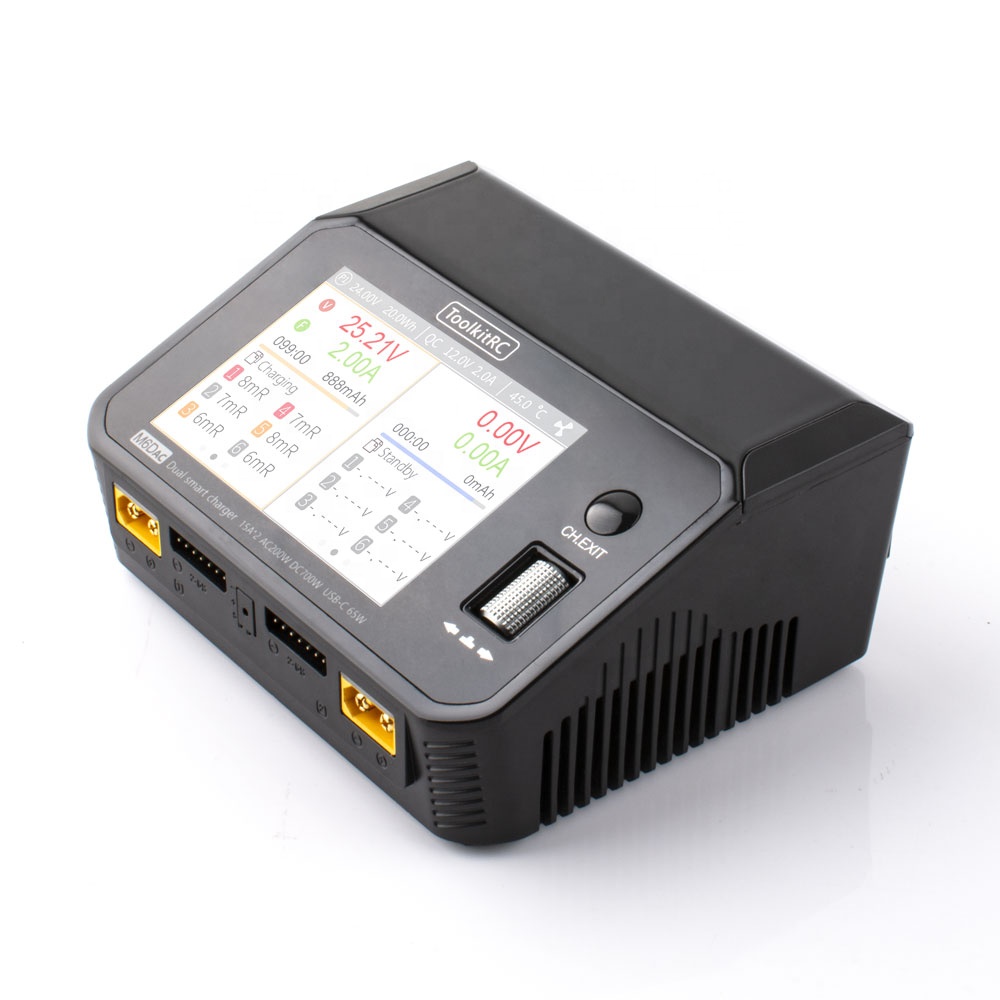 Toolkitrc M6DAC 350W X 2 USB-C - đánh giá và giá Toolkitrc M6Dac Smart Charger