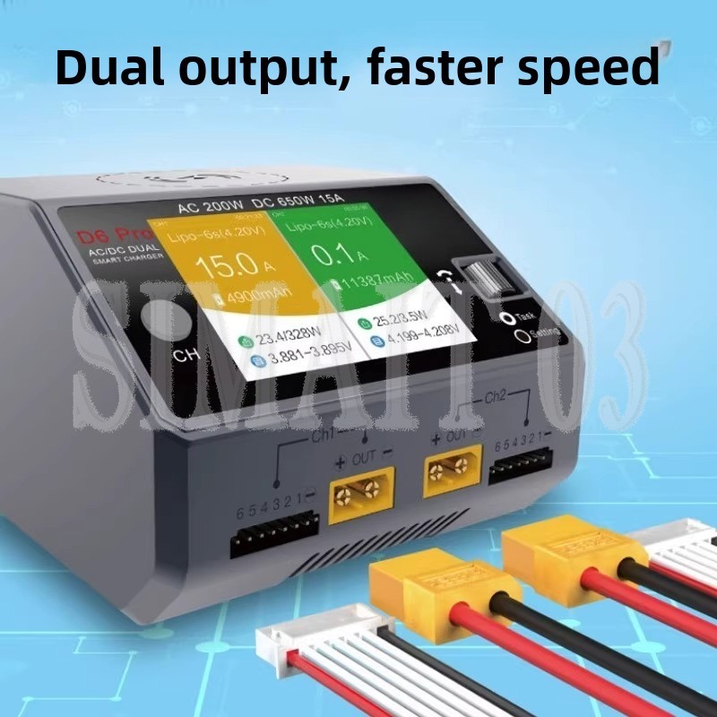 HOTA D6 Pro Smart Balance Char - đánh giá và giá Hota D6 Pro Dual Lipo Charger