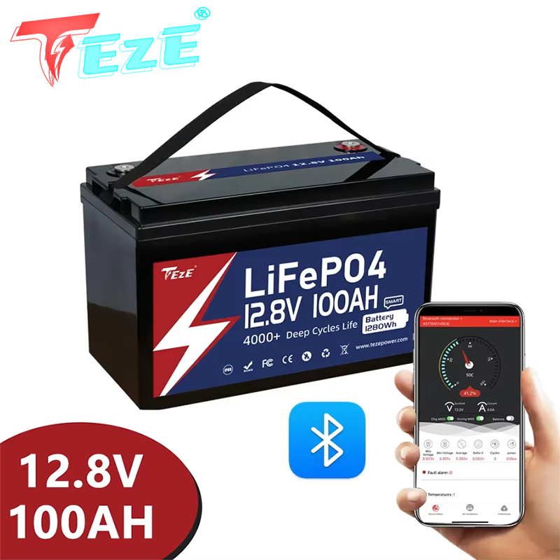 8000 Cycle 12V 24V Lifepo4 Bat - đánh giá và giá Lifepo4 12V 100Ah Bms Bluetooth