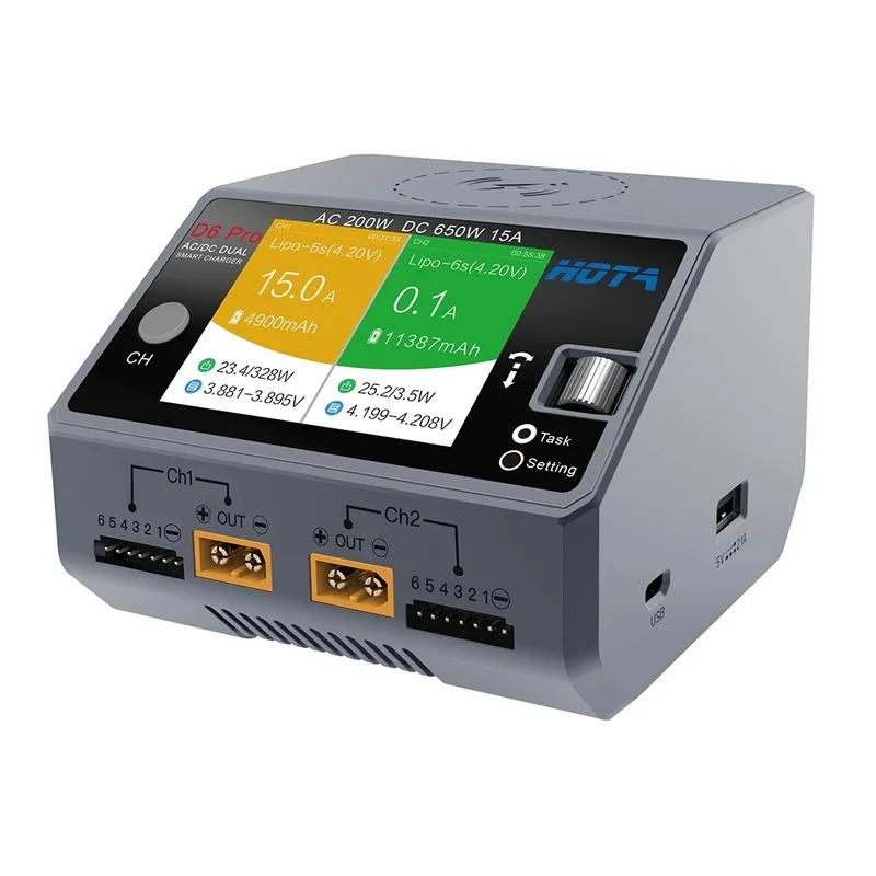 Hota D6 Dual/Pro Thông Minh Sạ - đánh giá và giá Hota D6 Pro Dual Lipo Charger
