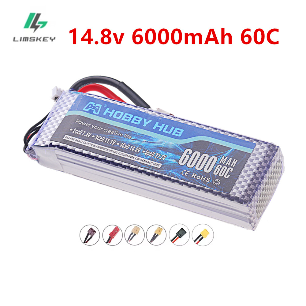6000mAh Lipo 14.8V Battery 4S  - đánh giá và giá 4S Lipo Battery 14.8V 6000Mah