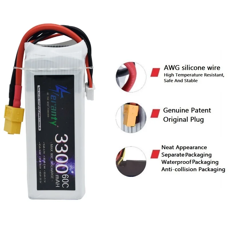 14.8V RC LiPo Battery 4S 1500m - đánh giá và giá 4S Lipo Battery 14.8V 6000Mah