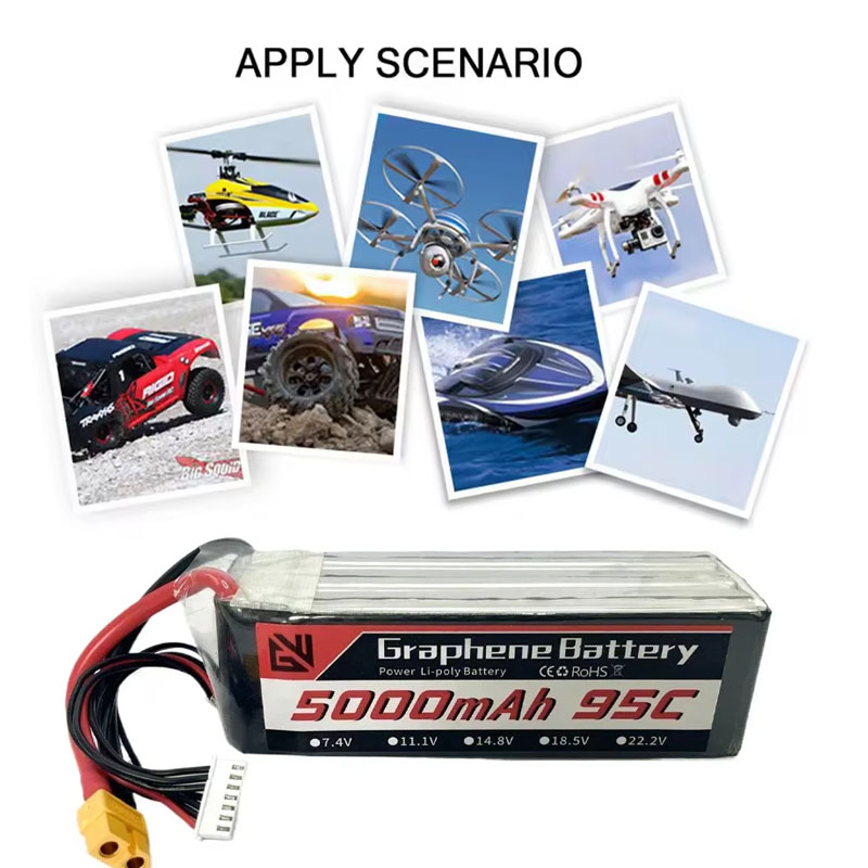 Lipo Battery 6S 5000mAh XT60 X - đánh giá và giá 6S Lipo Battery 22.2V 5000Mah