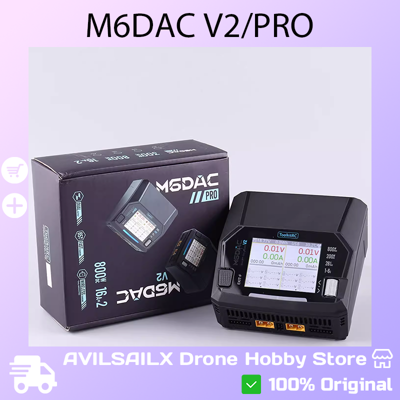 ToolkitRC M6DAC V2 / Pro Dual  - đánh giá và giá Toolkitrc M6Dac Smart Charger