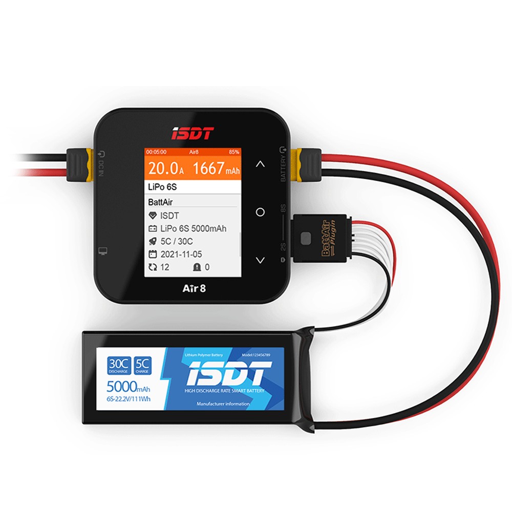 ISDT Air8 DC 500W Smart Balanc - đánh giá và giá Isdt Air8 8S Lipo Charger