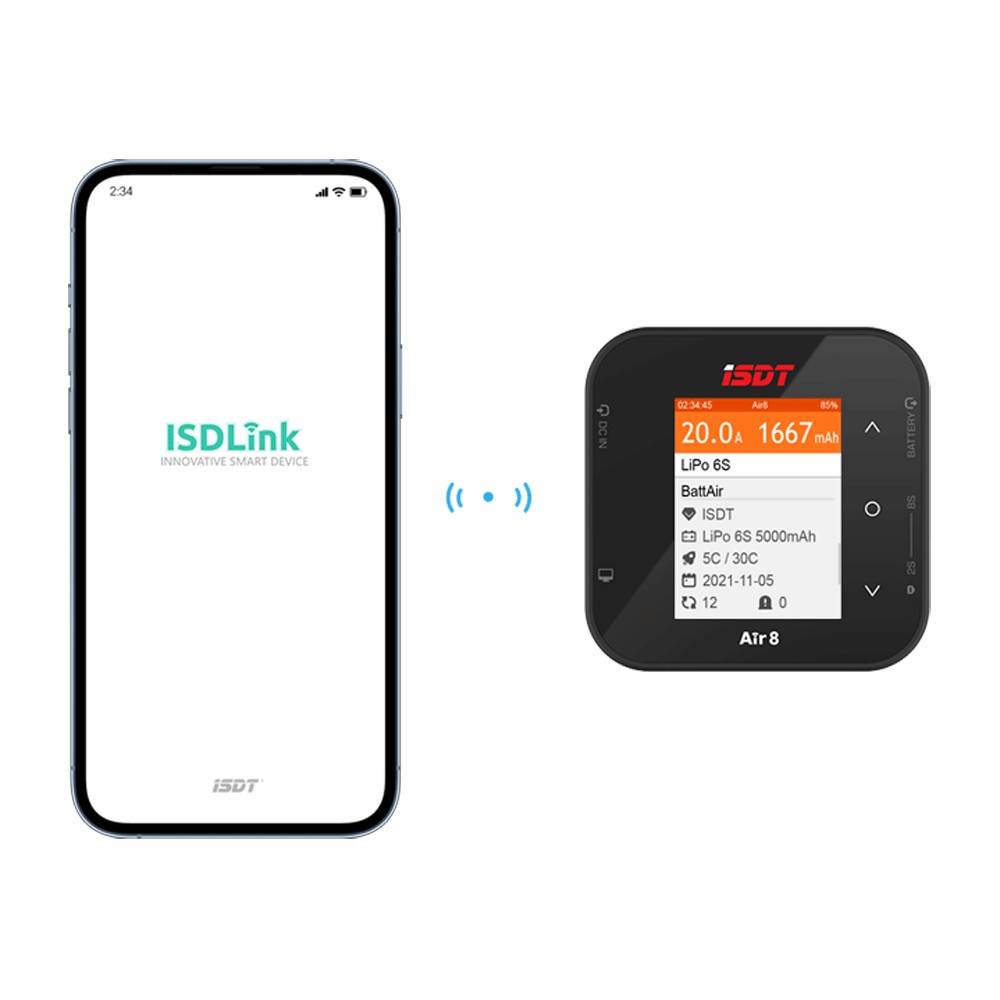 ISDT Air8 DC 500W Smart Balanc - đánh giá và giá Isdt Air8 8S Lipo Charger