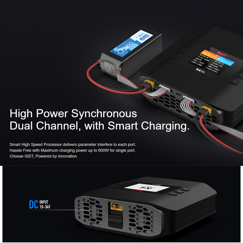 ISDT K4 1~8S Lithium Battery S - đánh giá và giá Isdt K4 Dual Lipo Charger