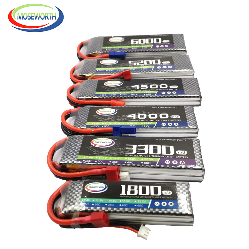 2S 3S 4 5s 6 6S 2200 4200 5200 - đánh giá và giá 4S Lipo Battery 14.8V 6000Mah