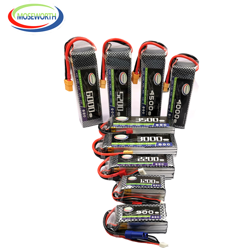 2S 3S 4 5s 6 6S 2200 4200 5200 - đánh giá và giá 4S Lipo Battery 14.8V 6000Mah
